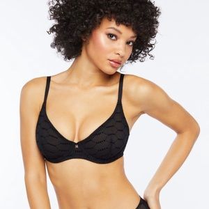 Black Unlined Savage X Fenty Bra 34D